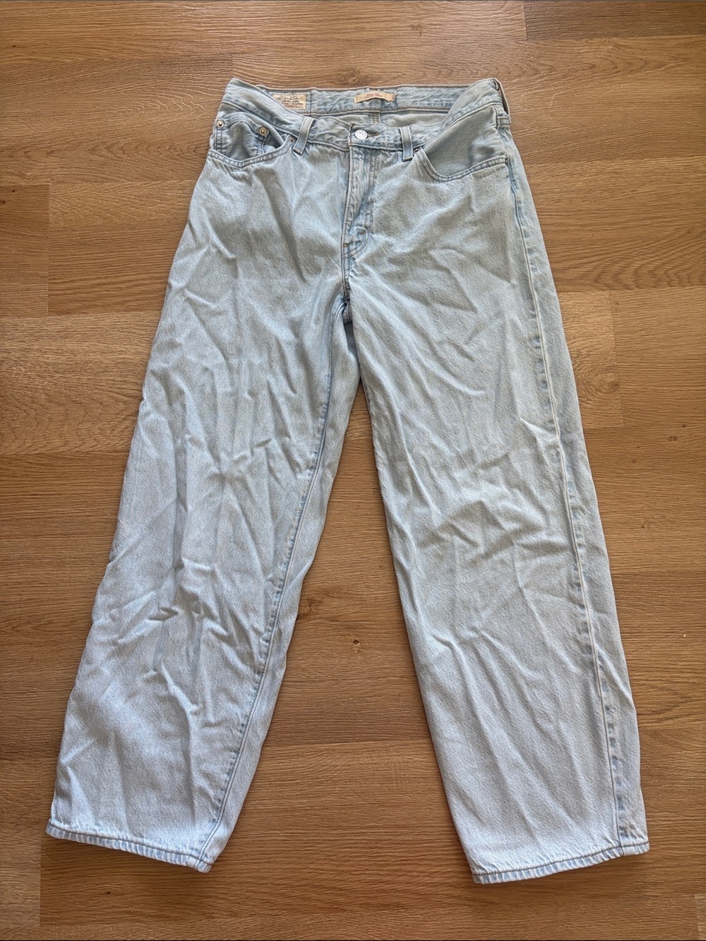 Levi's Light Wash Blue Straight-Leg Jeans